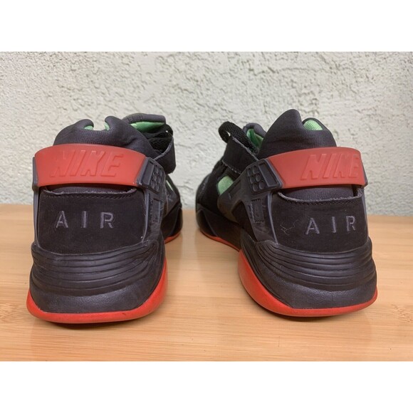 Nike Men’s‎ Air Flight Huarache Low 819847-001 Black Green Red Size 9.5 - Picture 5 of 7